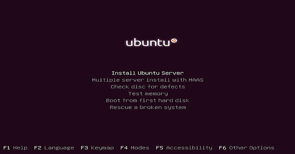 วิธีติดตั้ง Ubuntu Server