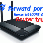 วิธี forward port Humax HG100RE-02V router true